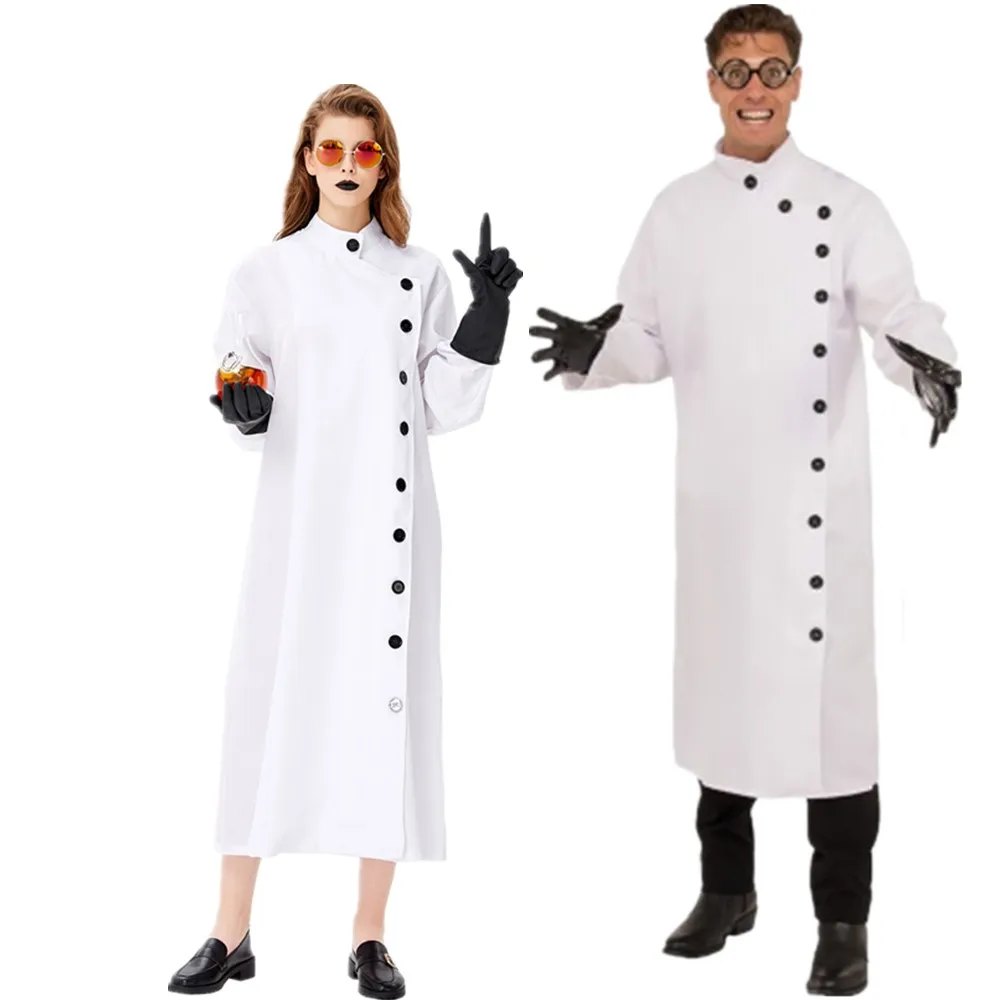 Formal Wear Gloves Men - Männer Frauen Langer Weißer Mantel Krankenschwester