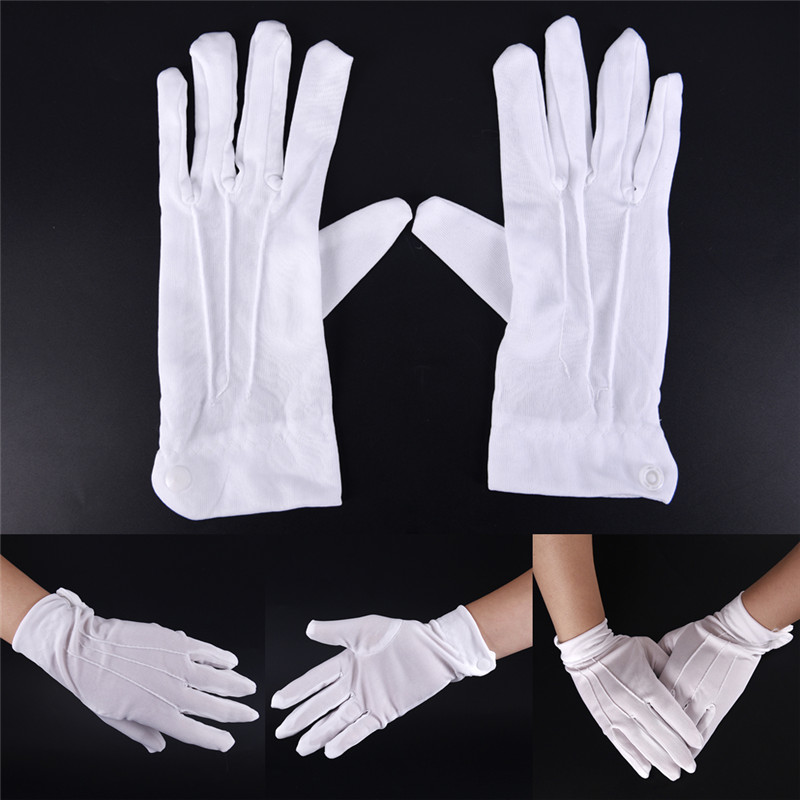 Formal Wear Gloves Men - 1 Paar weiße formelle Handschuhe für