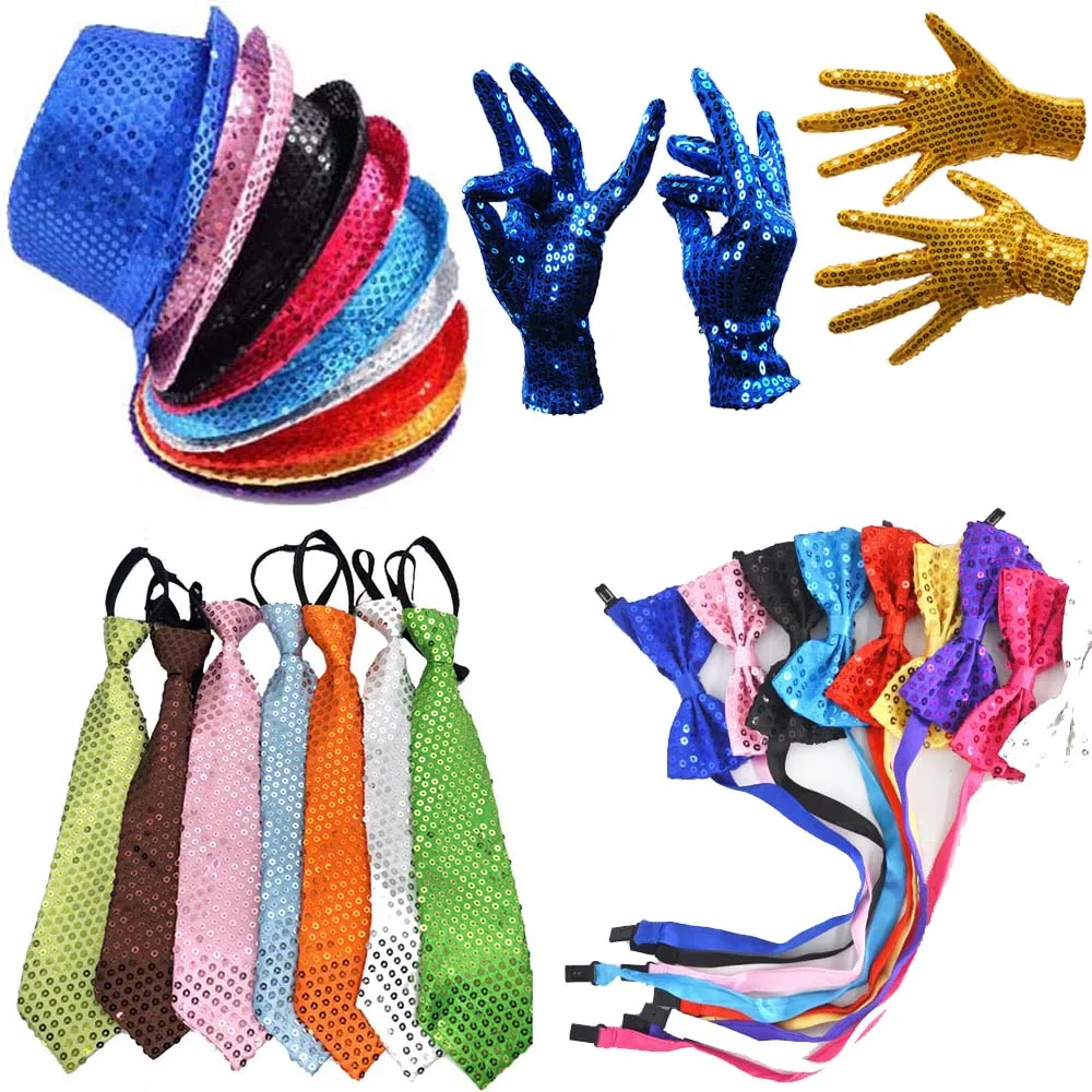 Formal Wear Gloves Men - Mode Junge Mädchen Männer Frau Pailletten