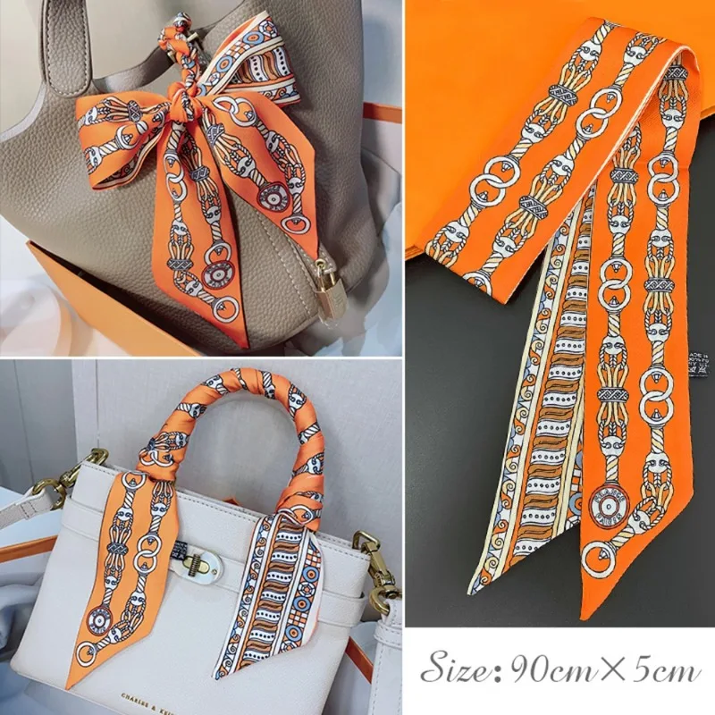 Silk Tie Woven - Mode Dünne Seidenschal für Frauen Mode