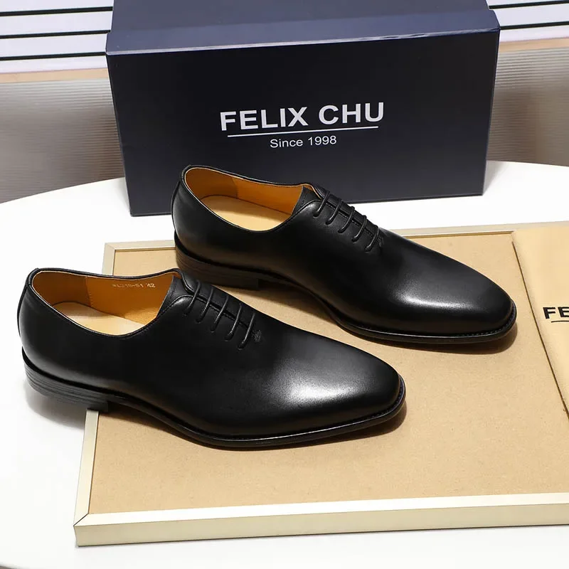 Men'S Luxury Formal Wear Brands - Designer Echtleder Herren Wholecut Oxford Schuhe