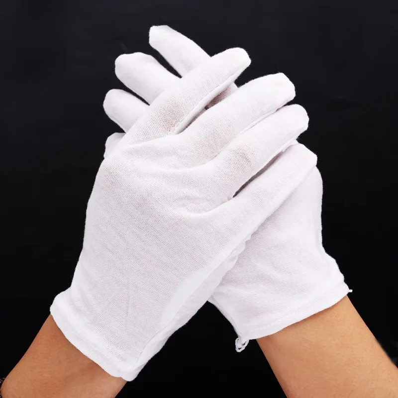 1 Paar Weiße Baumwollhandschuh – Formal Wear Gloves Men Bewertung und Preis