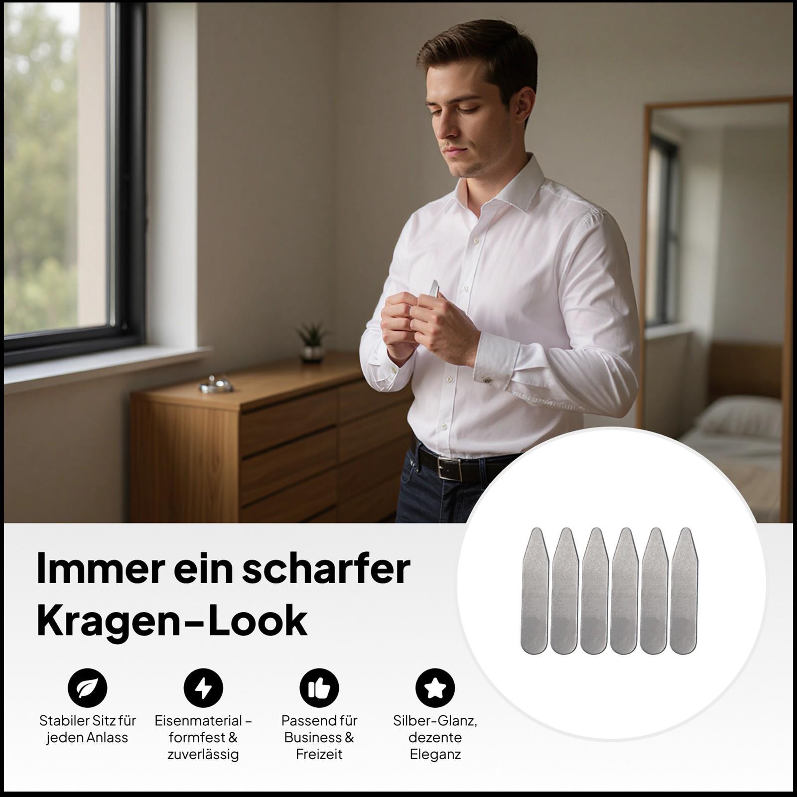 Edelstahl-Hemdkragenstreben fü – Collar Stay Metal Bewertung und Preis