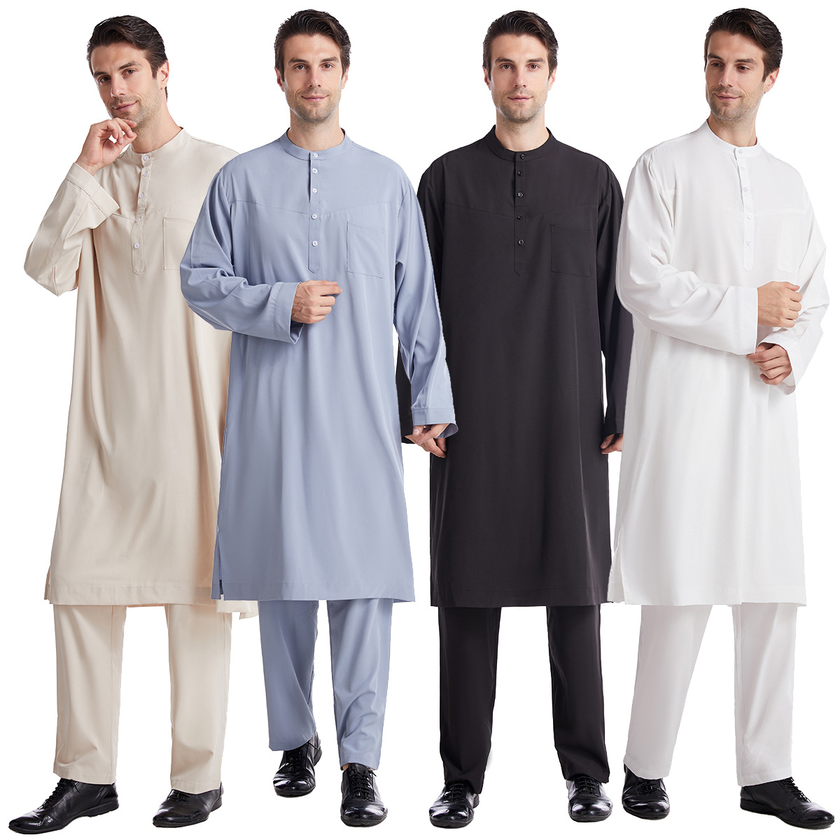 Muslimische Männer Jubba Thobe – Arabic Formal Wear Men Bewertung und Preis