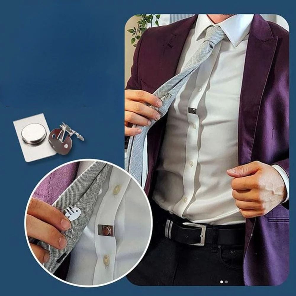 Neue unsichtbare Krawattenhalt – Collar Stay Metal Bewertung und Preis