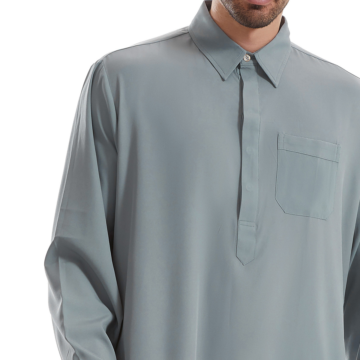 Herren Jubba Thobe Langes Hemd – Arabic Formal Wear Men Bewertung und Preis