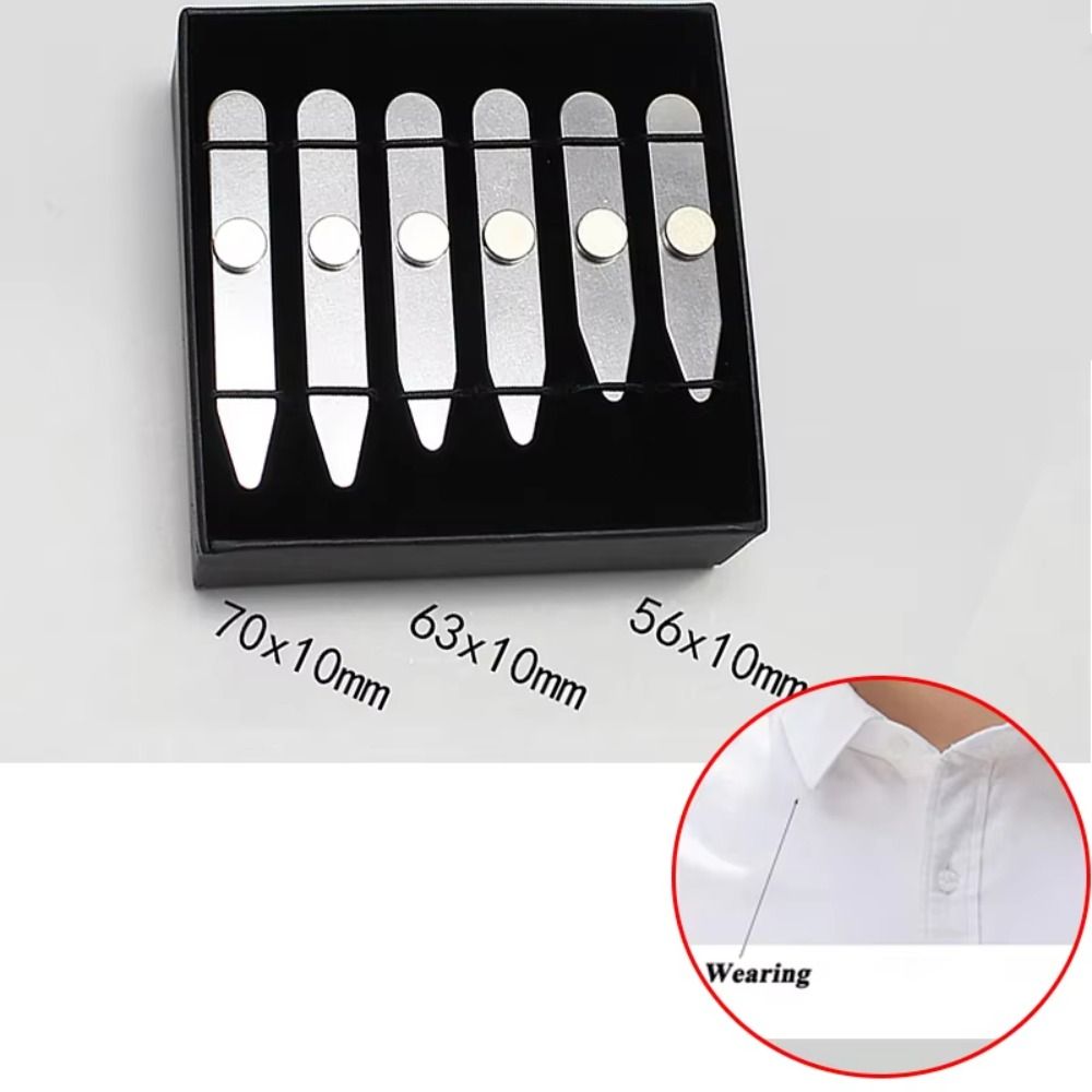 6 Stück Neue Edelstahl-Kragens – Collar Stay Metal Bewertung und Preis