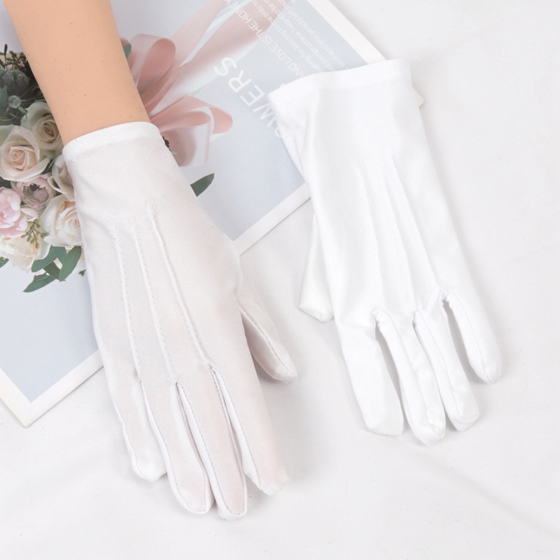 Elastische schwarz-weiße forme – Formal Wear Gloves Men Bewertung und Preis