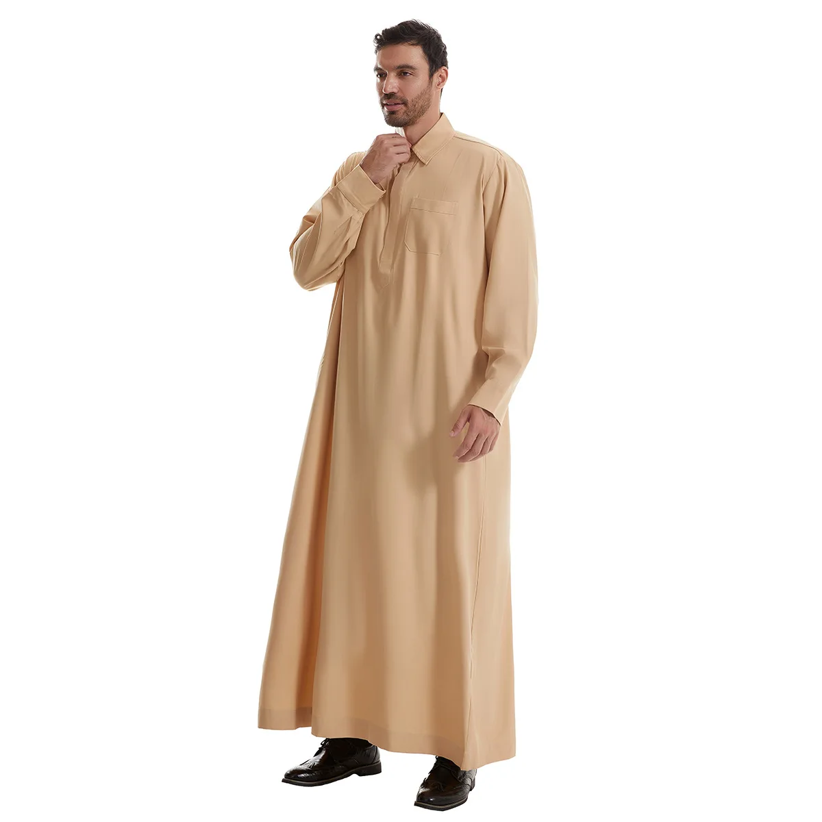 Herren Jubba Thobe Langes Hemd – Arabic Formal Wear Men Bewertung und Preis