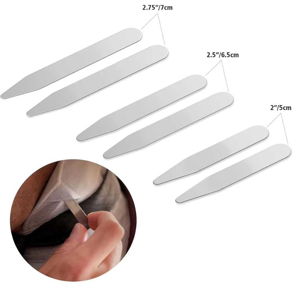 6 Stück Neue Edelstahl-Kragens – Collar Stay Metal Bewertung und Preis