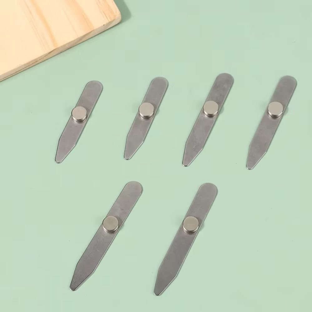 6 Stück Neue Edelstahl-Kragens – Collar Stay Metal Bewertung und Preis