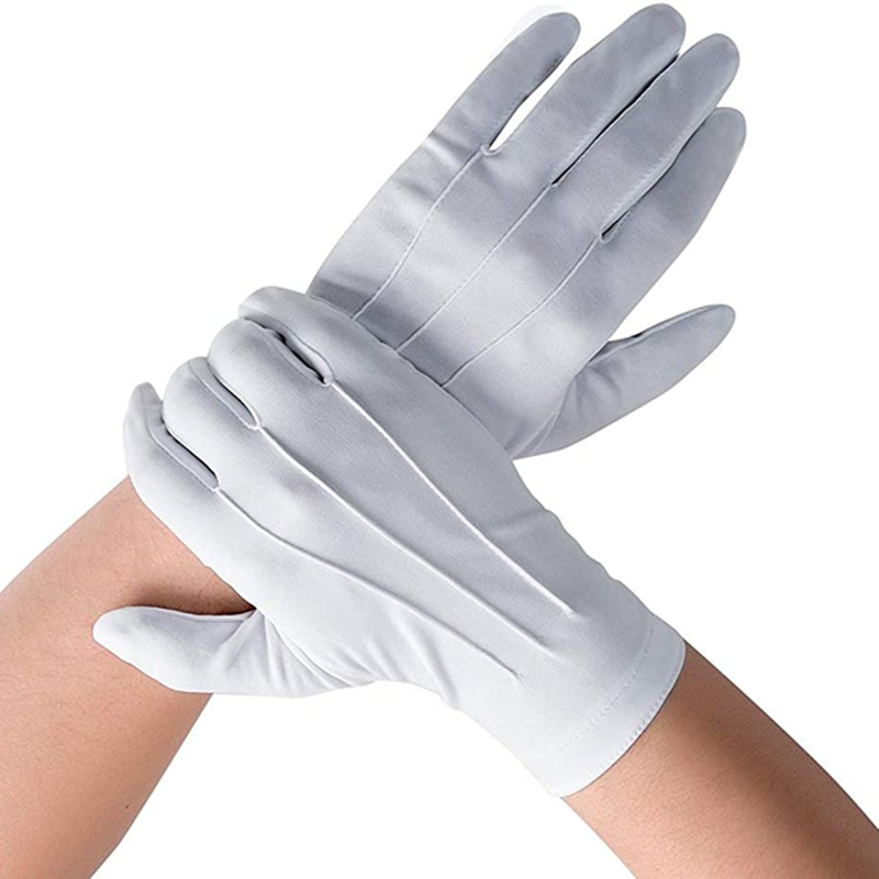 Weiße Baumwollhandschuhe für H – Formal Wear Gloves Men Bewertung und Preis