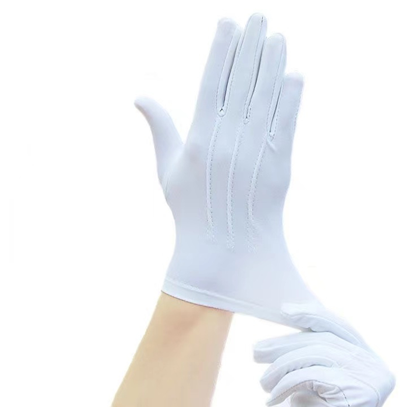 Weiße Baumwollhandschuhe für H – Formal Wear Gloves Men Bewertung und Preis