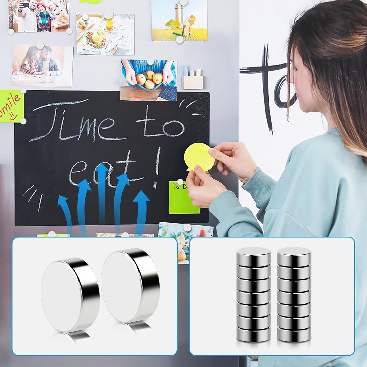 40 Stück starke Kühlschrankmag – Collar Stay Metal Bewertung und Preis